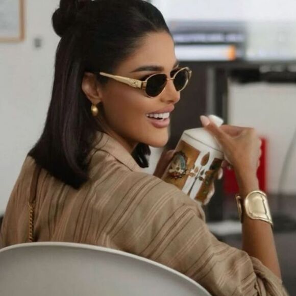 Gold Celine Sunglasses - Picture 1 of 5